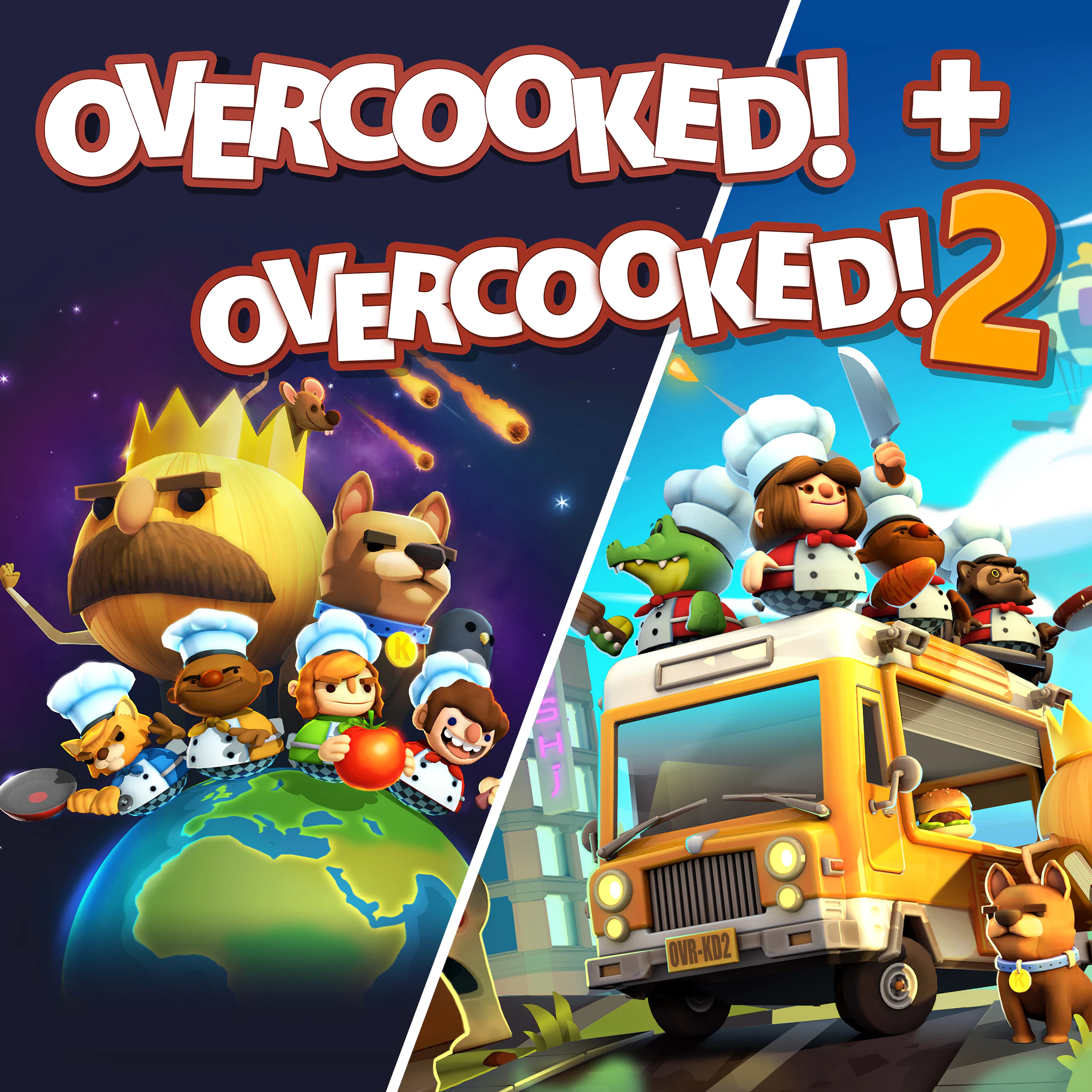 Overcooked! + Overcooked! 2 – PSN Mídia Digital
